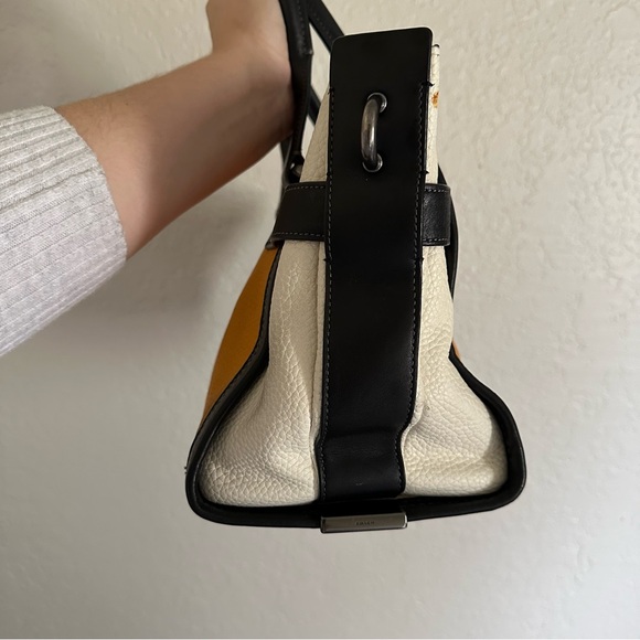 Coach Rare Color Block Swagger 27 Pebble Leather Chain Strap bag - Picture 7 of 13